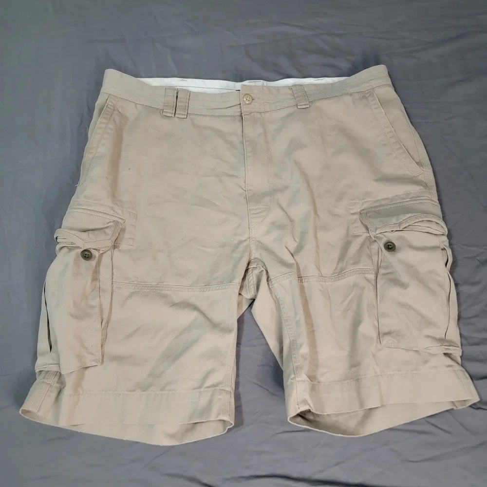 Vintage Polo Ralph Lauren Cargo‎ Shorts Mens 42T Khaki 11
